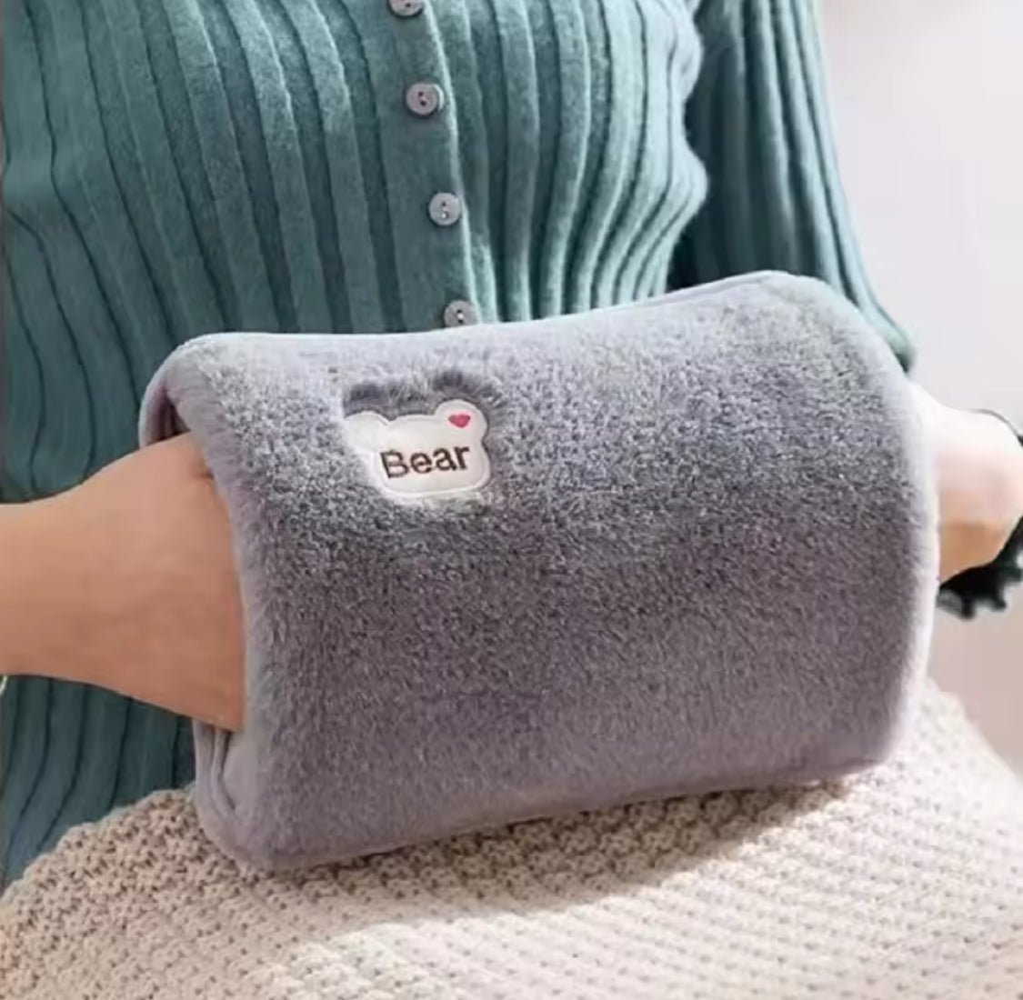 Reusable Plush Hot Water Bottle, Rechargeable Electric Hot Water Bag, Portable Hot Stove Hand Water Bag Reusable Plush Hot Water Bottle, Rechargeable Electric Hot Water Bag, Portable Hot Stove Hand Water Bag